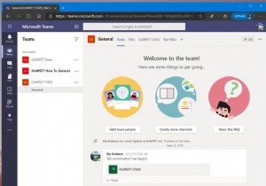 여러 Microsoft Teams 채널을 별도의 창에서 여는 방법