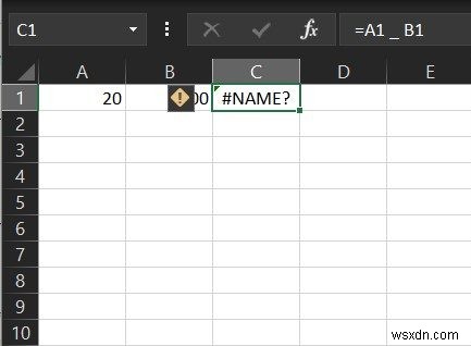 일반적인 Excel 수식 오류 및 해결 방법