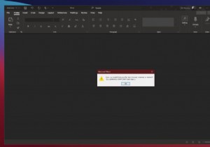 일반적인 Microsoft Word 문제 및 해결 방법