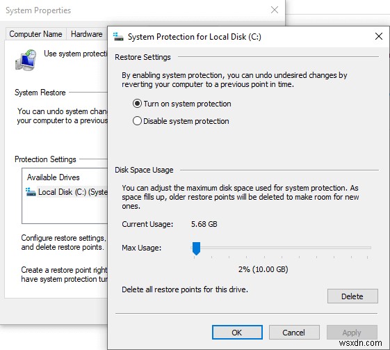 Windows 10에서 시스템 복원을 활성화하는 방법