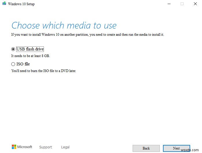 Windows 10 부팅 가능한 USB 드라이브를 만들고 Windows 10을 설치하는 방법