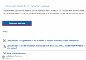 Windows 10 부팅 가능한 USB 드라이브를 만들고 Windows 10을 설치하는 방법