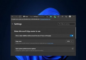 Microsoft Edges 접근성 기능을 최대한 활용하는 방법