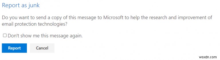 Microsoft Outlook 보고서 메시지를 사용하여 의심스러운 이메일 메시지를 보고하는 방법