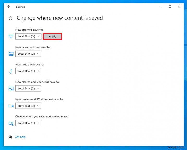 Windows 10 및 Windows 11에서 새 앱과 파일이 저장되는 위치를 빠르게 변경하는 방법