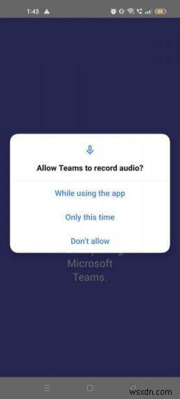 Android 기기에서 Teams 회의를 만들거나 참여하는 방법