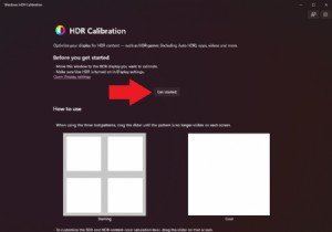 모니터 HDR 디스플레이용 Windows 11 HDR 보정 앱을 사용하는 방법