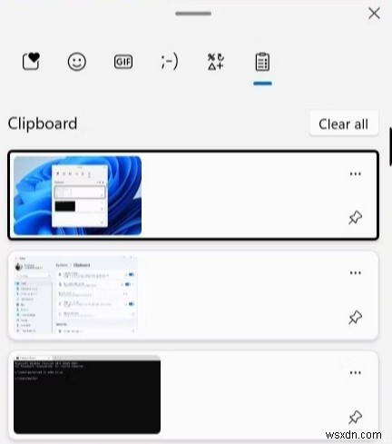 Windows 11에서 클립보드 기록을 지우는 방법