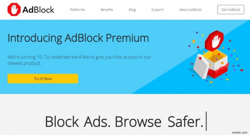 AdBlocker 소프트웨어:AdBlock 대 모든 광고 중지