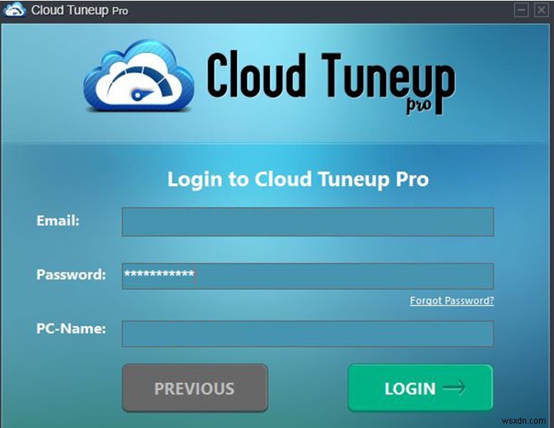 Cloud Tuneup Pro로 인터넷 쿠키 및 시스템 레지스트리 스캔