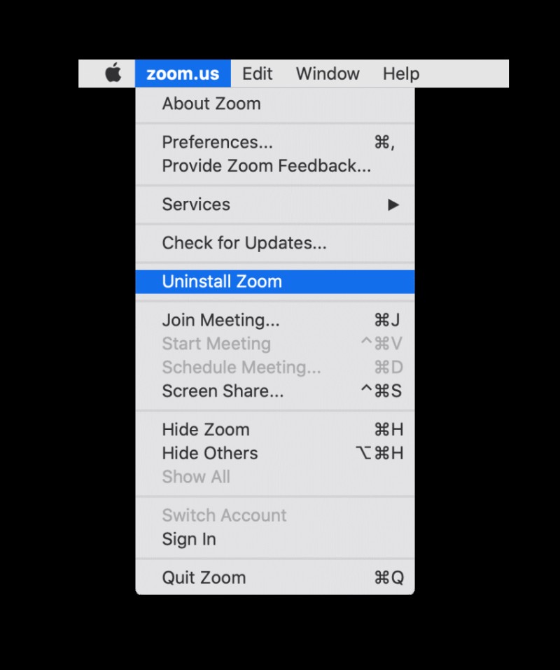 Mac에서 Zoom 앱을 빠르게 제거하는 방법