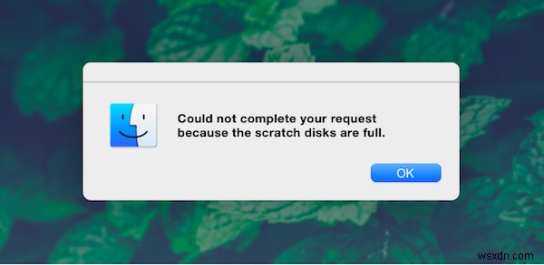 Photoshop에서 Mac에서 스크래치 디스크가 가득 찼습니까? 해결 방법은 다음과 같습니다.