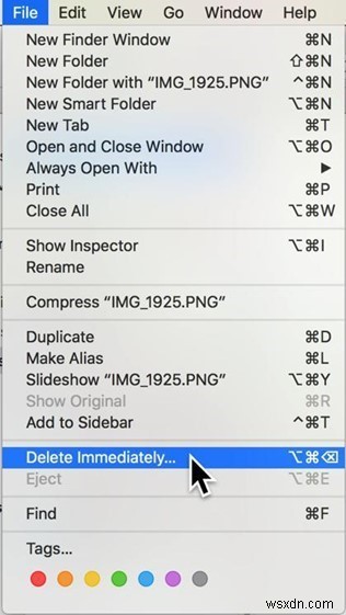 Mac에서 파일 또는 폴더를 영구적으로 삭제하는 방법