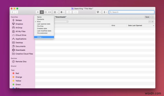 디스크 공간을 절약하기 위해 Mac에서  기타 저장소 를 관리하는 6가지 트릭