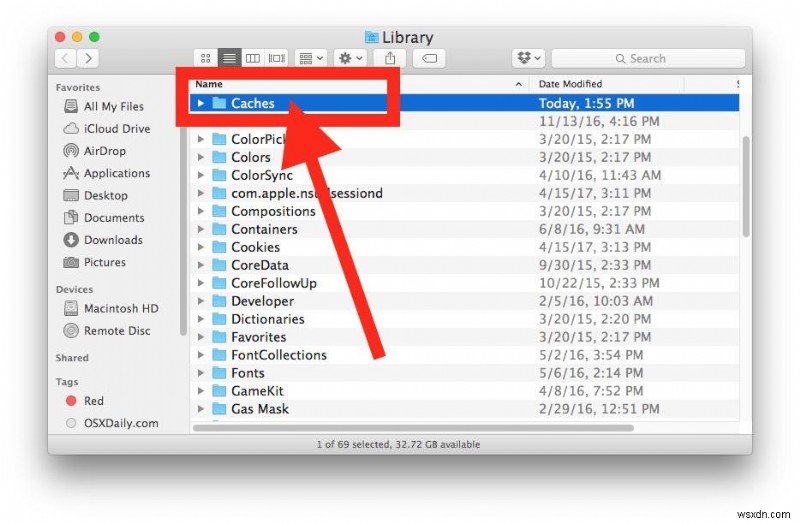 디스크 공간을 절약하기 위해 Mac에서  기타 저장소 를 관리하는 6가지 트릭