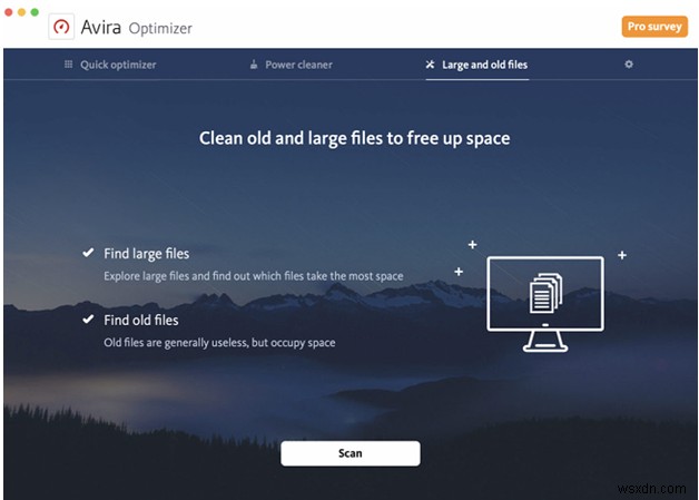 Avira Optimizer:Mac 스토리지 관리