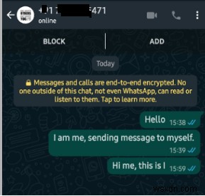 번호를 저장하지 않고 Whatsapp 메시지를 보내는 방법은 무엇입니까?