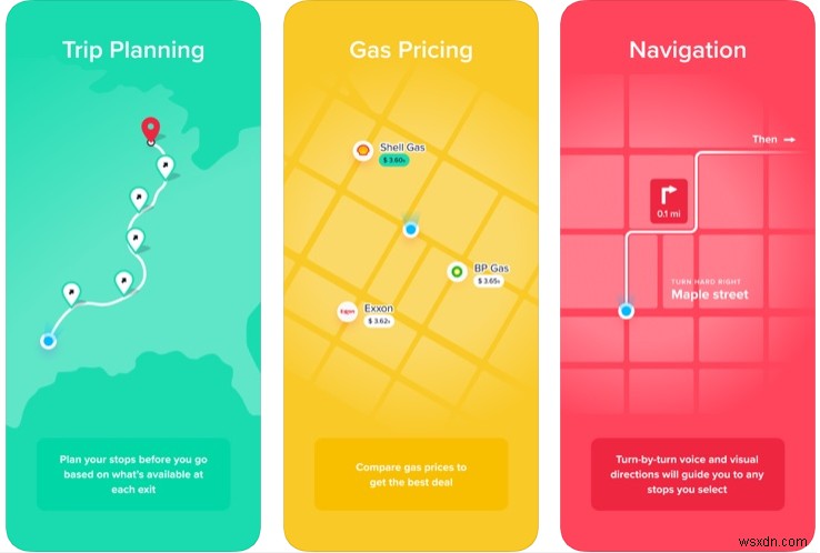Nexit 내비게이션 앱이 Google 지도와 어떻게 다른가요?