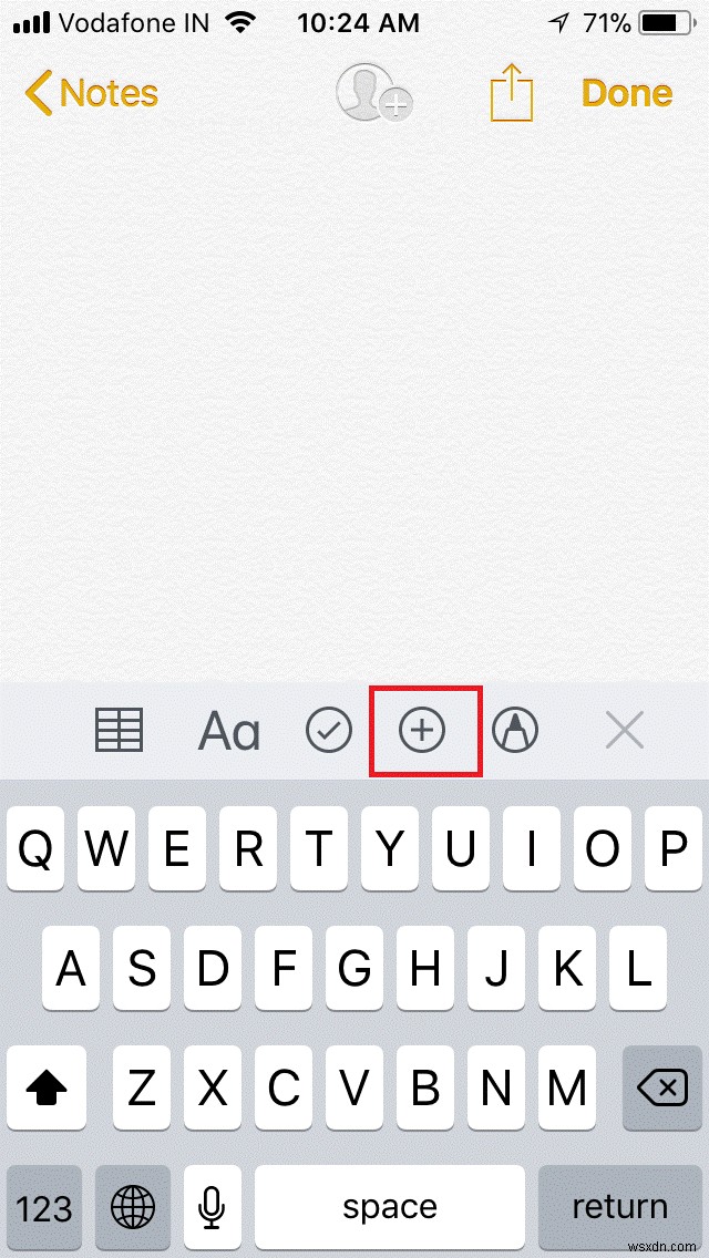 iOS 11에서 Notes 앱을 사용하여 문서를 스캔하는 방법