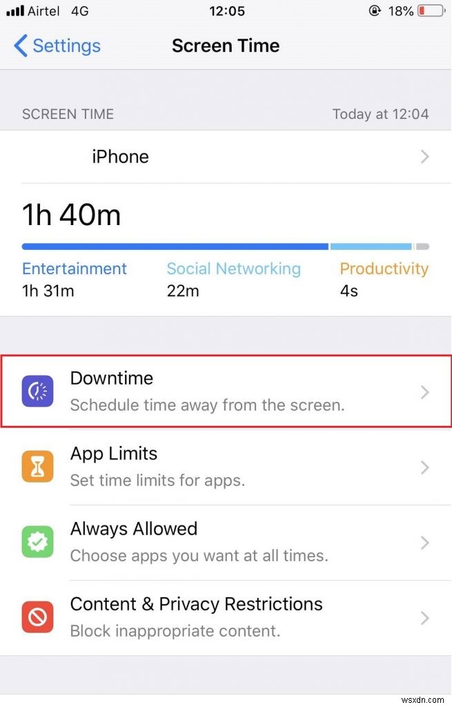 iOS 12 화면 시간 및 앱 제한 기능 사용 방법