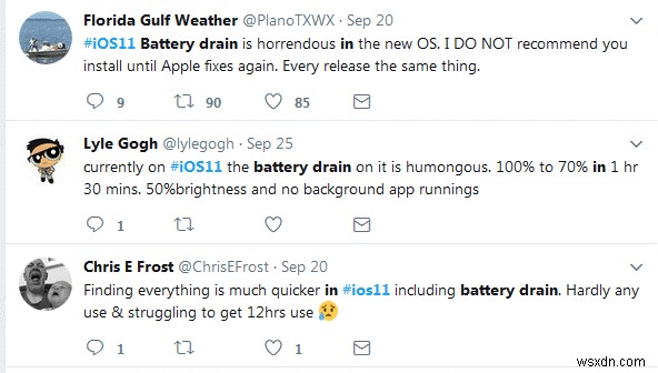 iOS 11 배터리가 너무 빨리 소모됩니까? 이유 파악