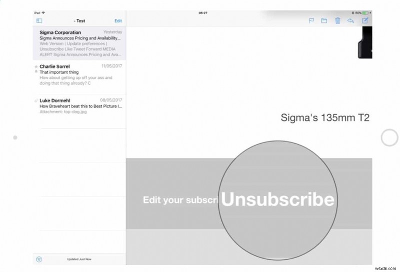 iOS Mail의 자동 수신 거부 기능을 사용하여 메일링 리스트에서 수신 거부하는 방법