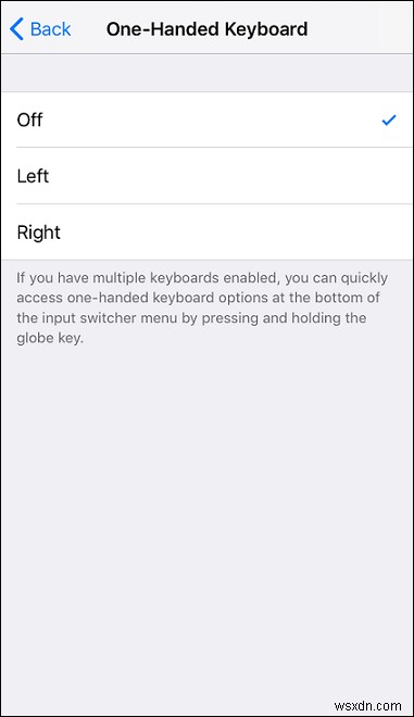 iOS 11에서 한 손 키보드를 활성화하는 방법