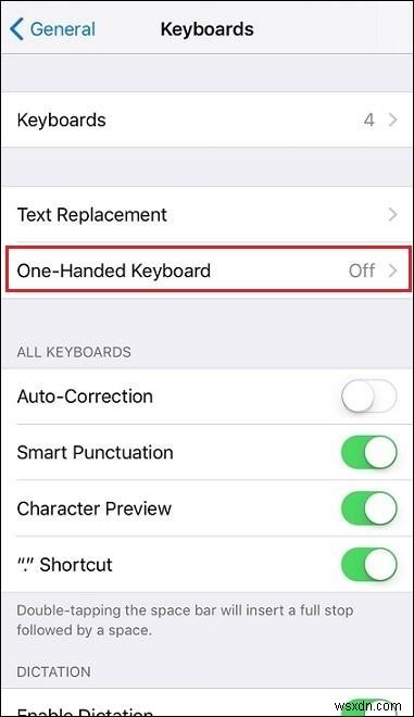 iOS 11에서 한 손 키보드를 활성화하는 방법