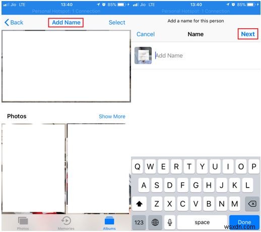 iOS 11의 사진 앱에서 사람을 추가하거나 제거하는 방법 