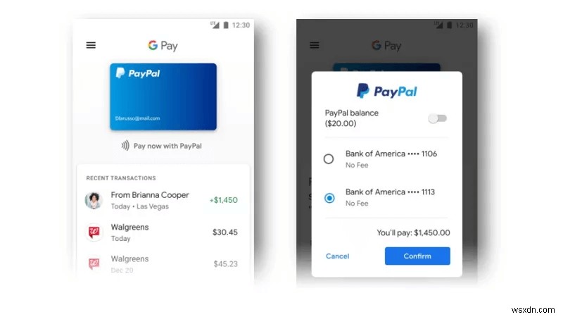 Google Pay에 PayPal을 결제 수단으로 추가하는 방법