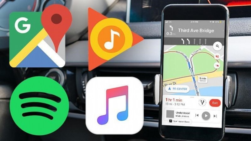 Google 지도 인앱 음악 컨트롤 사용 및 관리 방법