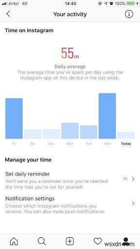 Facebook 및 Instagram에서 보낸 시간을 확인하는 방법