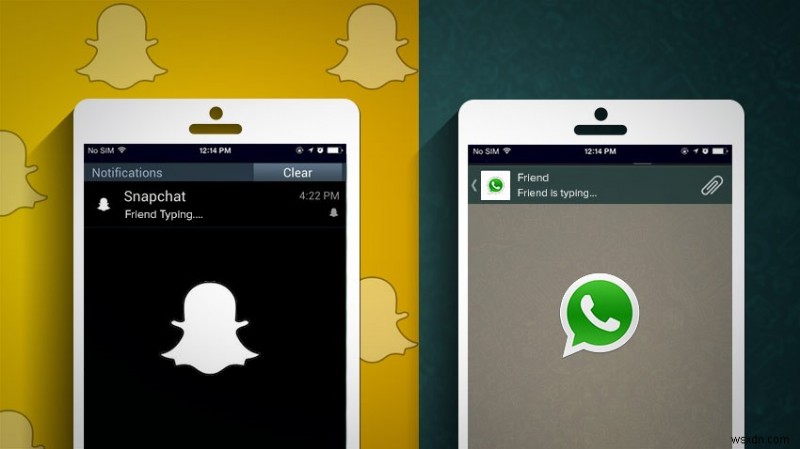 Clash of Instant Messaging Titans:WhatsApp v/s Snapchat