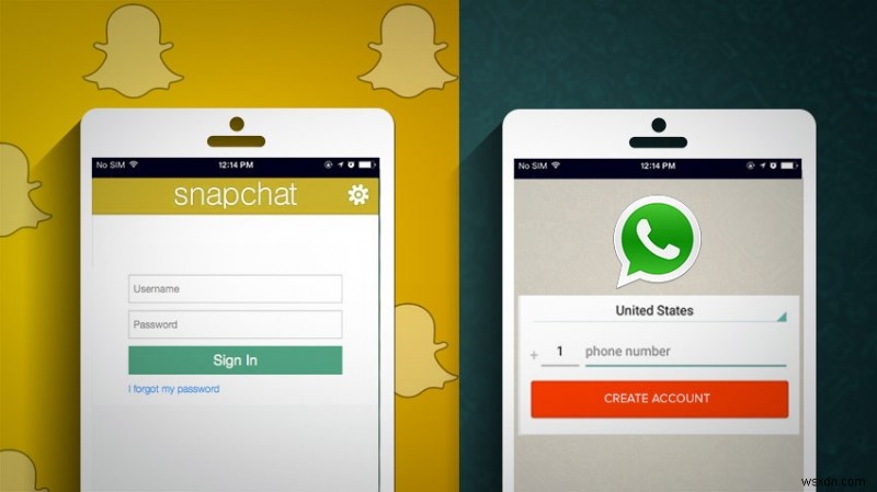 Clash of Instant Messaging Titans:WhatsApp v/s Snapchat