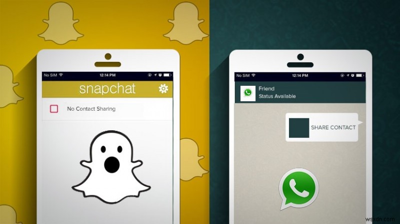 Clash of Instant Messaging Titans:WhatsApp v/s Snapchat