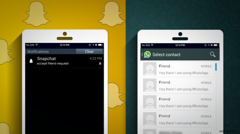 Clash of Instant Messaging Titans:WhatsApp v/s Snapchat