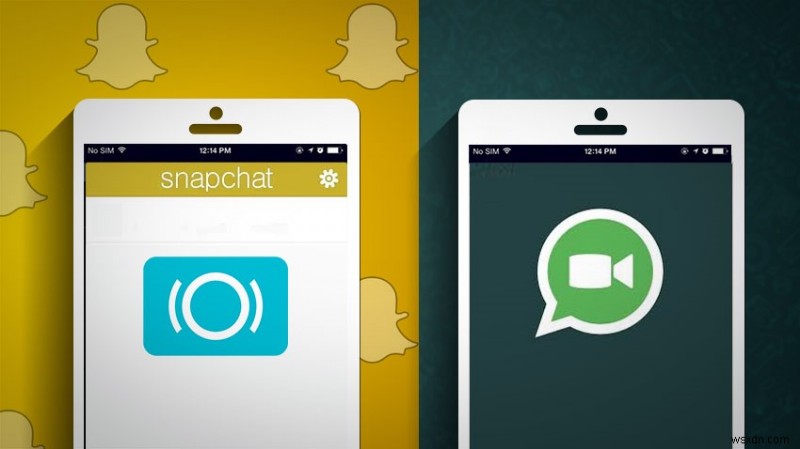 Clash of Instant Messaging Titans:WhatsApp v/s Snapchat