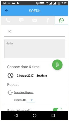 Android에서 WhatsApp 메시지를 예약하는 방법