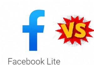 Facebook Lite가 Facebook 앱 자체보다 나은 이유는 무엇입니까?