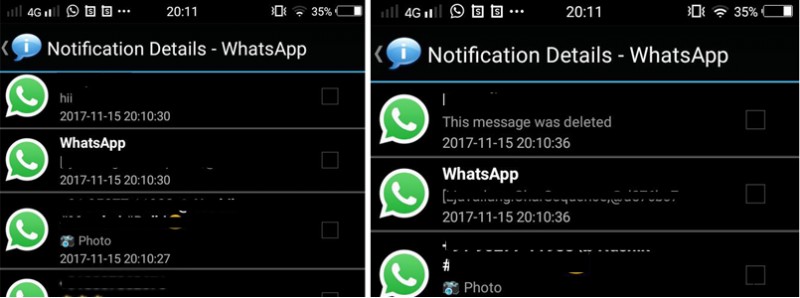 WhatsApp에서 삭제된 메시지를 읽는 요령