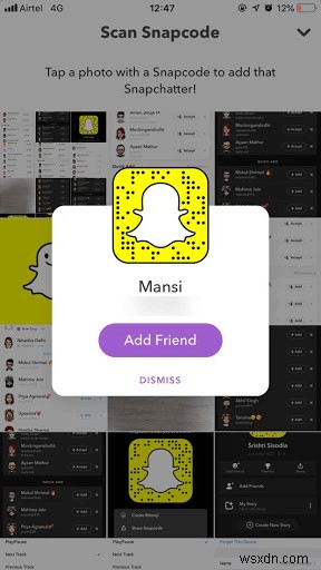 사용자 이름이나 번호 없이 Snapchat에서 누군가를 찾는 방법