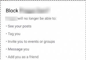 자신도 모르게 Facebook에서 누군가를 차단하는 방법