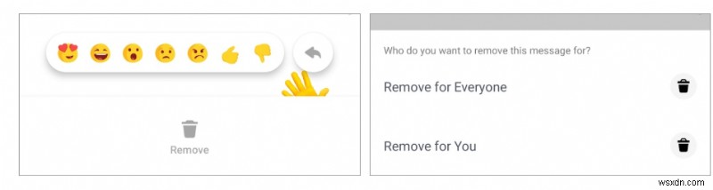 Facebook Messenger, Facebook 앱 및 웹사이트에서 손을 흔드는 방법