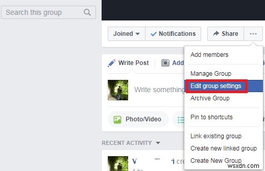 Facebook 그룹 게시물에 대한 승인 요청 설정