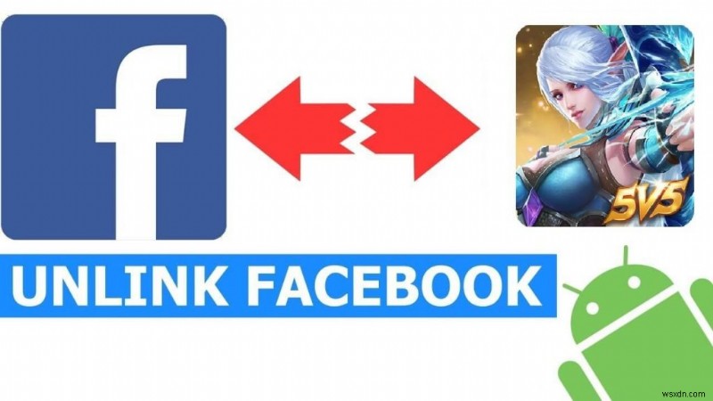 앱에서 Facebook 계정을 연결 해제하는 방법