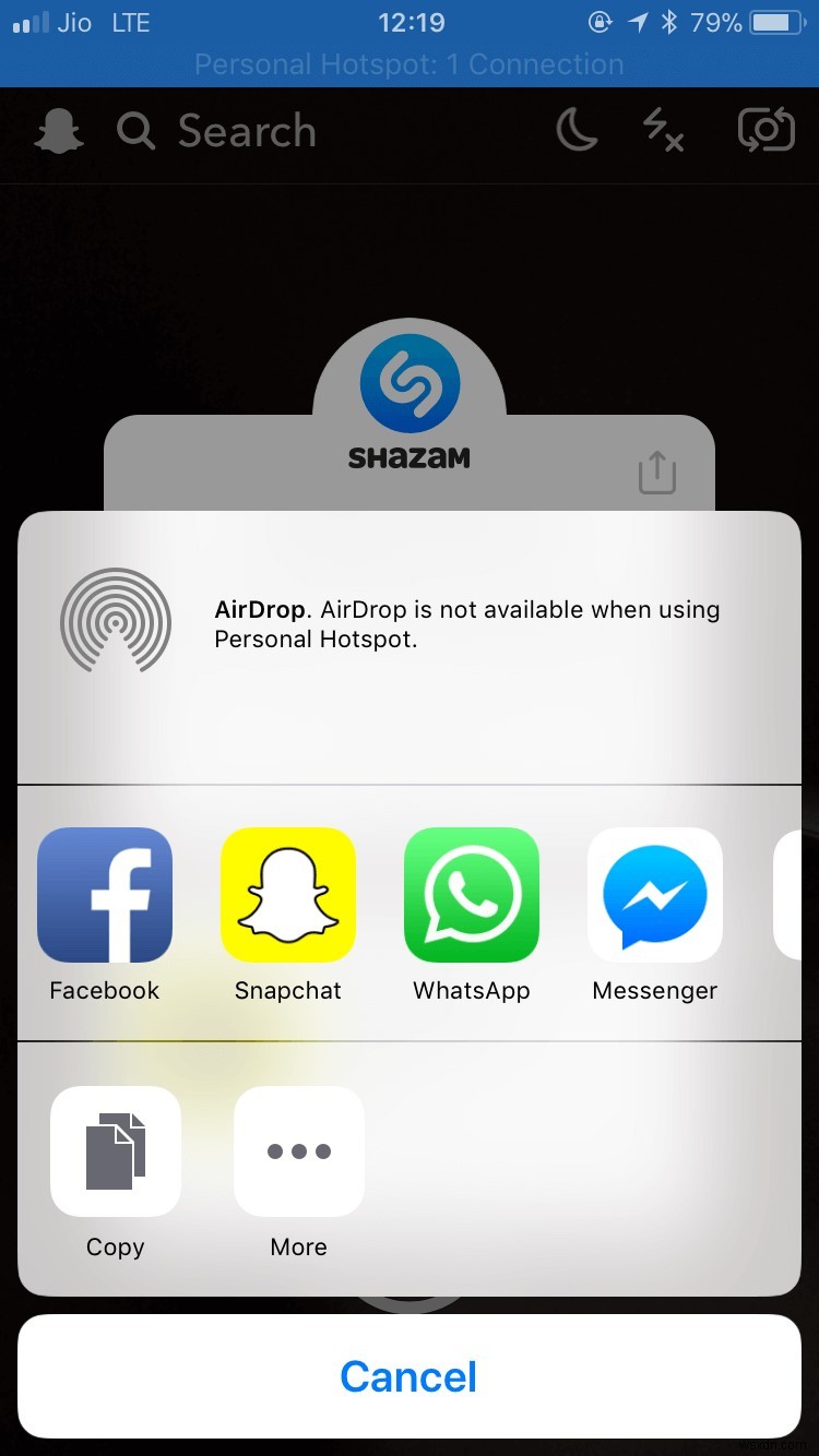 Snapchat에서 Shazam을 사용하는 방법