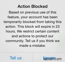  Instagram에서 차단된 작업  문제를 제거하는 방법(2022 업데이트된 수정 사항)