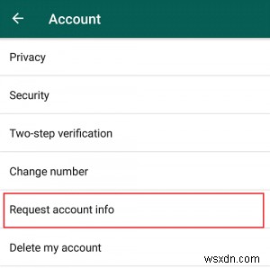 Android 및 iPhone용 WhatsApp 계정 정보를 다운로드하는 방법은 다음과 같습니다.