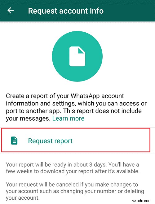 Android 및 iPhone용 WhatsApp 계정 정보를 다운로드하는 방법은 다음과 같습니다.