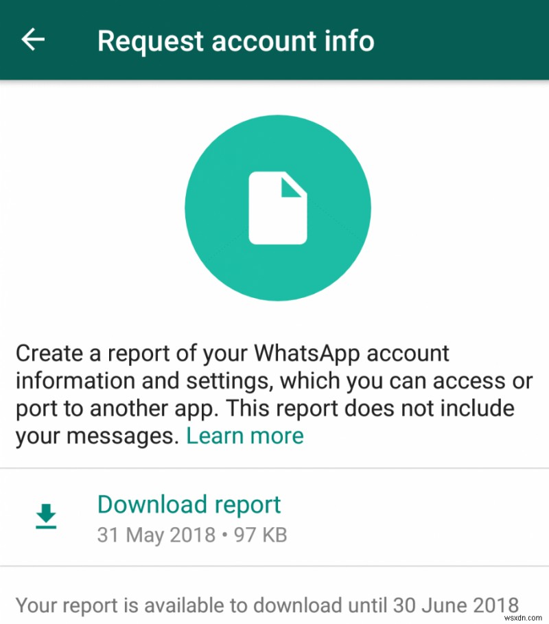 Android 및 iPhone용 WhatsApp 계정 정보를 다운로드하는 방법은 다음과 같습니다.